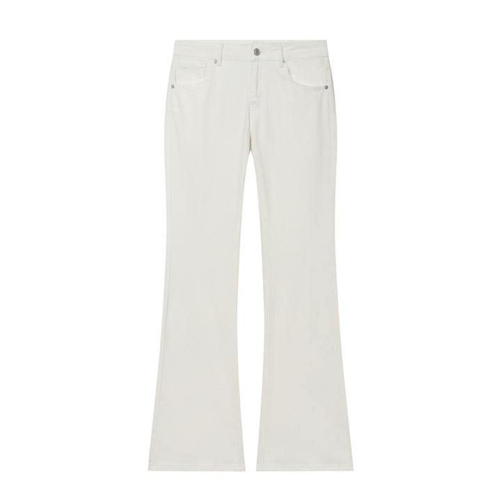 Damen Hochtaillierte ausgestellte Jeans mit Kickflare und Fünf‑Taschen‑Schnitt Echo Archiv