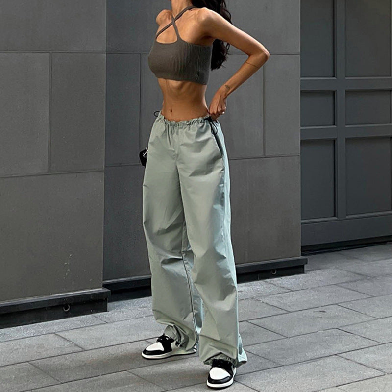 Damen bequeme lässige Hosen mit elastischem Bund Echo Archiv