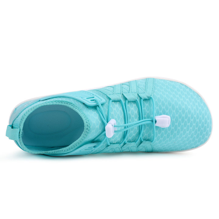Unisex nan flacher Stadt-Sneaker mit Schnellzugverschluss, elastischem Strickoberteil und stoßabsorbierender Leichtsohle Echo Archiv