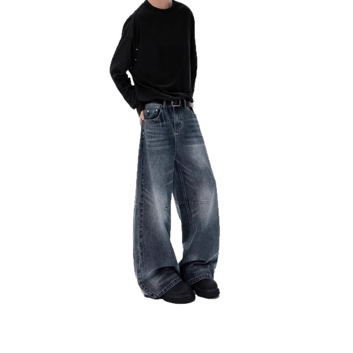 Unisex Trendige Weitgeschnittene Jeans Echoarchiv