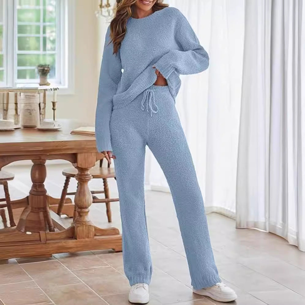 Damen nan kuscheliges Lounge-Set mit Oversize-Pullover und Kordelzughose Echo Archiv
