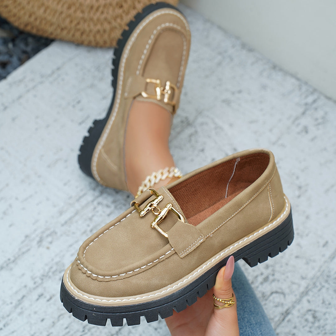 Damen Chunky‑Loafer mit profilierter Lug‑Sohle und Ziergebiss Echo Archiv