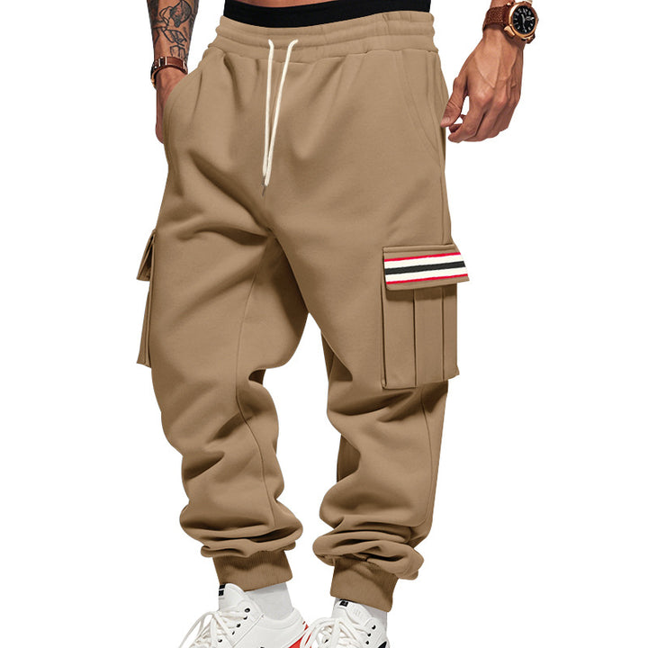 Herren Cargo-Jogginghose mit Mehrfachtaschen und Kordelzug Echoarchiv