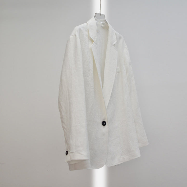 Damen Eleganter und lässiger Leinenblazer Echoarchiv