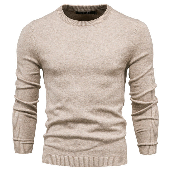 Herren Rundhals Pullover aus hochwertiger Baumwolle – Norvane