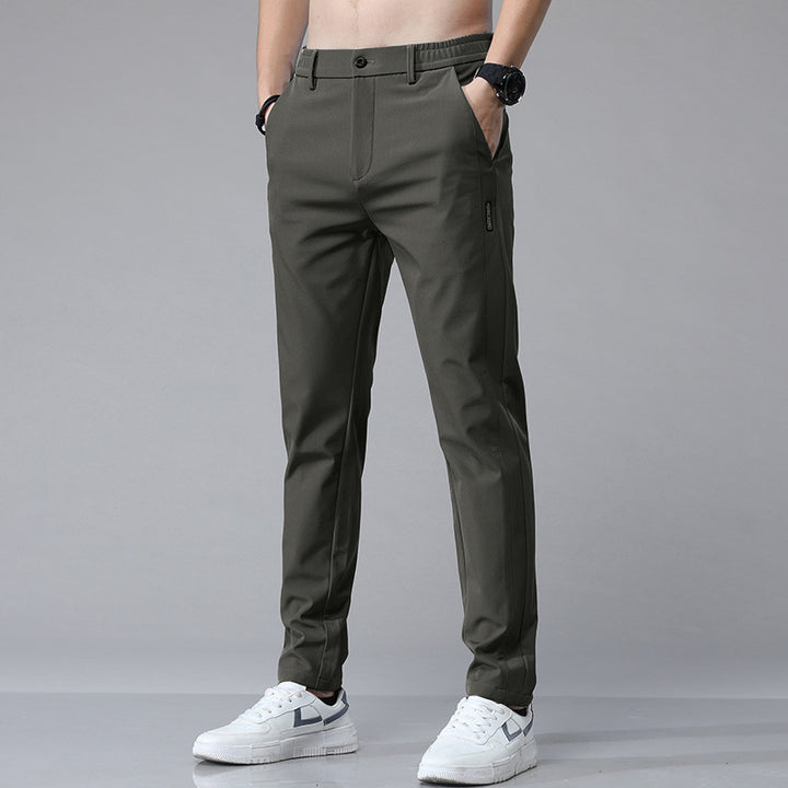 Herren modische Chino-Hose mit elastischem Bund und praktischen Taschen Echoarchiv