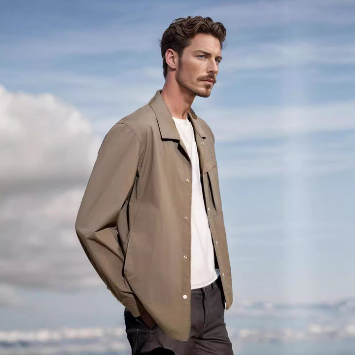 Herren modische Übergangsjacke mit praktischen Taschen und modernem Schnitt Echoarchiv