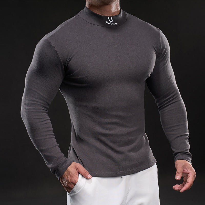 Herren Hochwertiges Funktionsshirt mit Stehkragen Echoarchiv