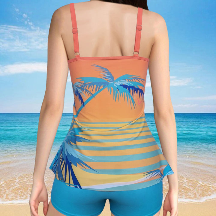 Damen Tankini-Oberteil mit floralem Design und schmeichelnder Silhouette Echo Archiv