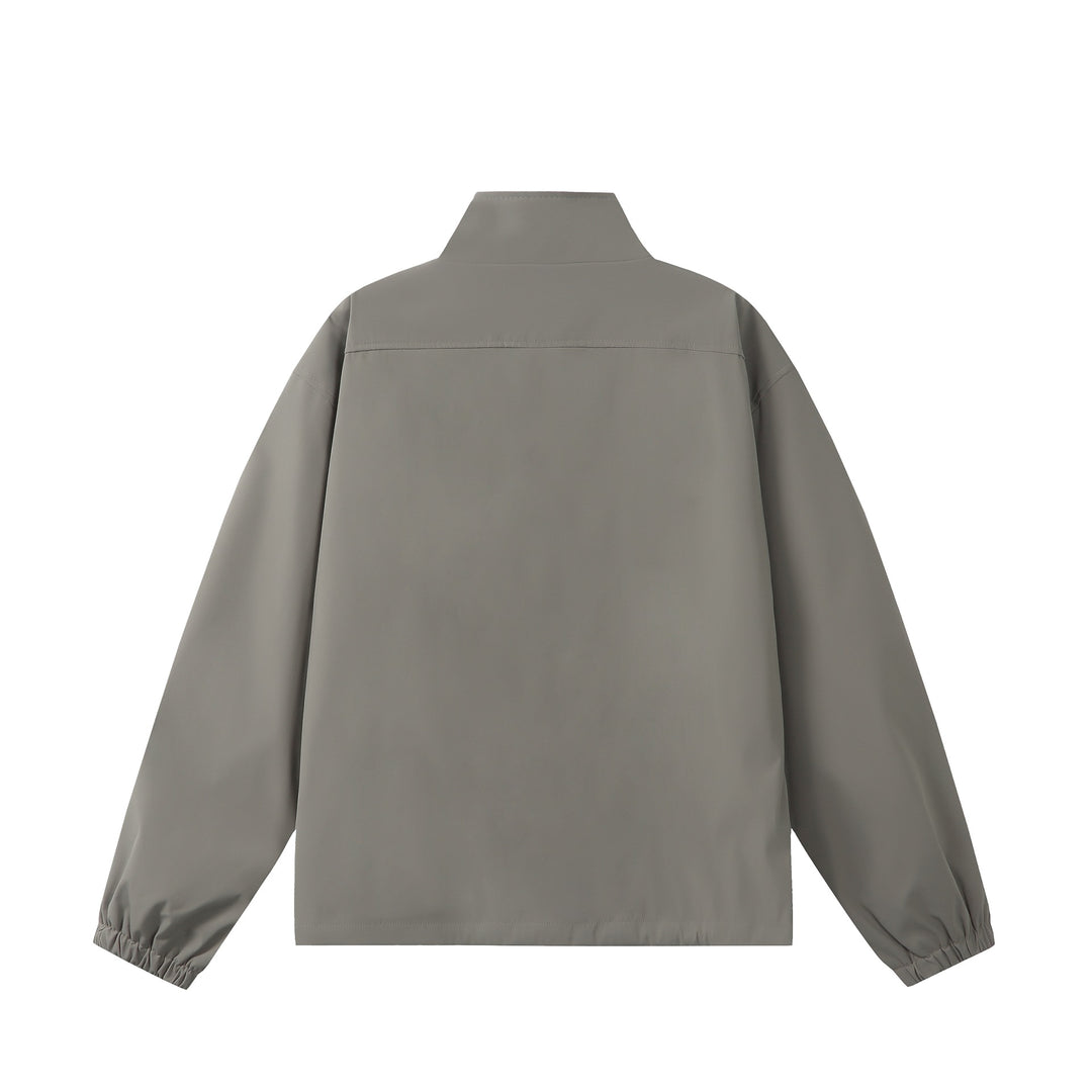 Unisex Leichte, Packbare Funktionsjacke im Oversize-Boxy-Schnitt mit Stehkragen Echoarchiv