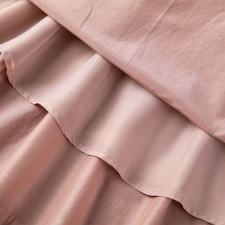 Damen Zweiteiliges fließendes Hemd- und Camisole-Set aus Viskose-Blend Echoarchiv