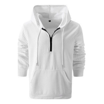 Herren lockerer Hoodie mit Reißverschluss und Kängurutasche Echoarchiv