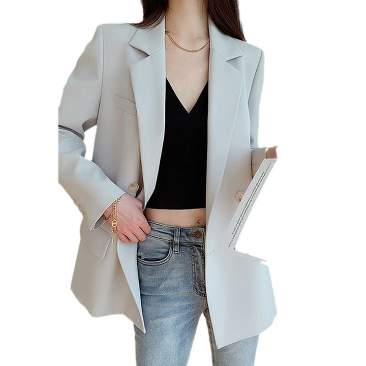 Damen Elegante Oversized Blazerjacke Echoarchiv