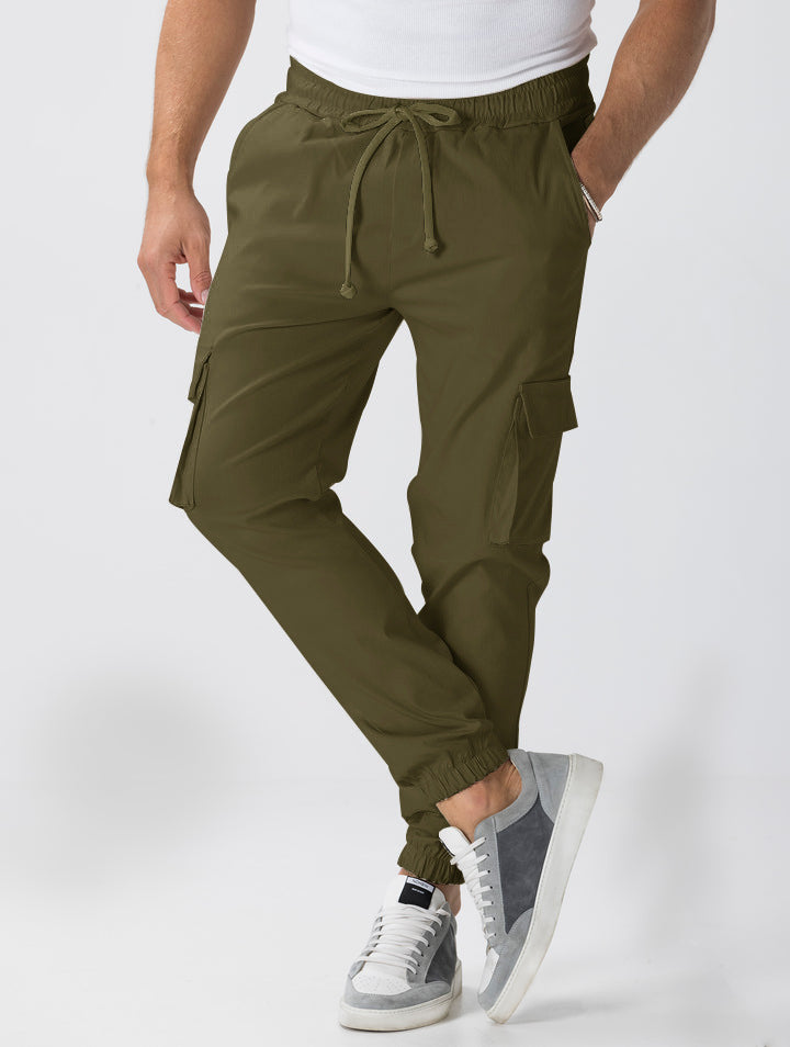 Herren Cargo-Hose mit elastischem Bund und praktischen Seitentaschen Echoarchiv