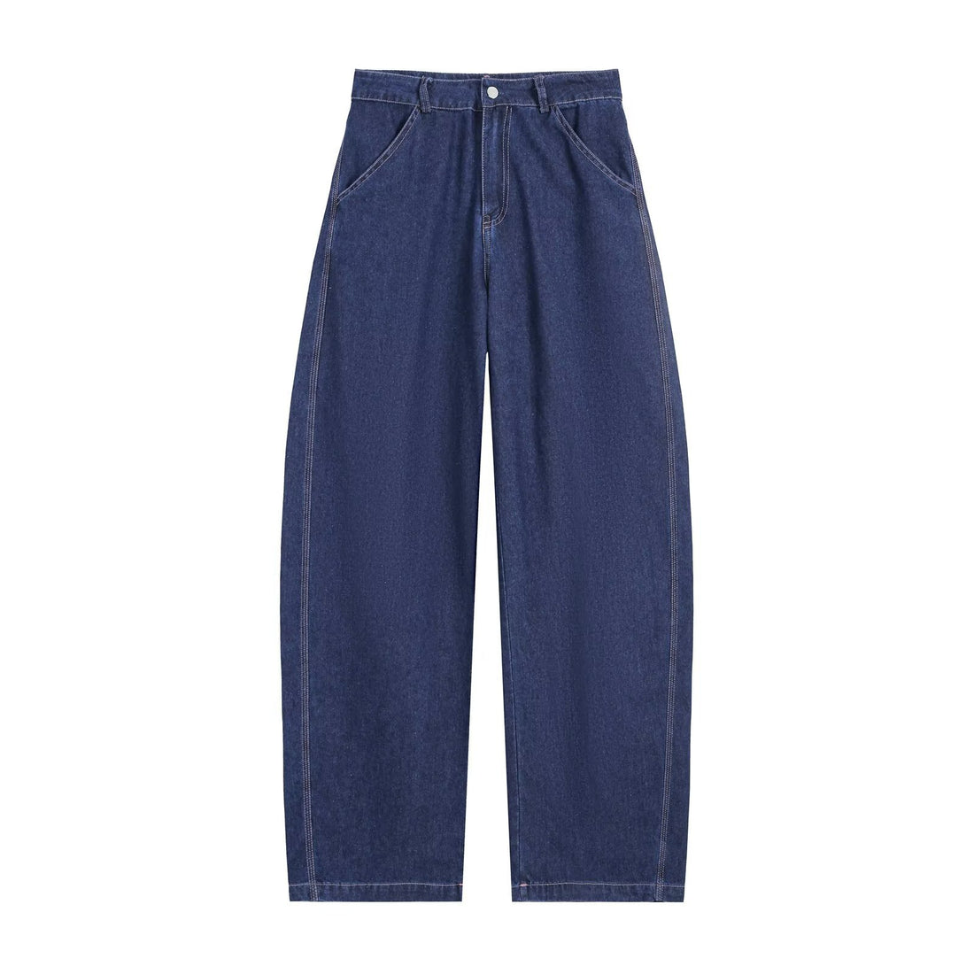 Damen Tailliertes Denim‑Set mit ärmelloser Hemdbluse und weitem High‑Waist‑Hose Echo Archiv