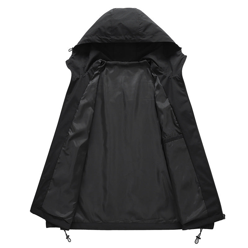 Herren Sportliche Windjacke Echo Archiv