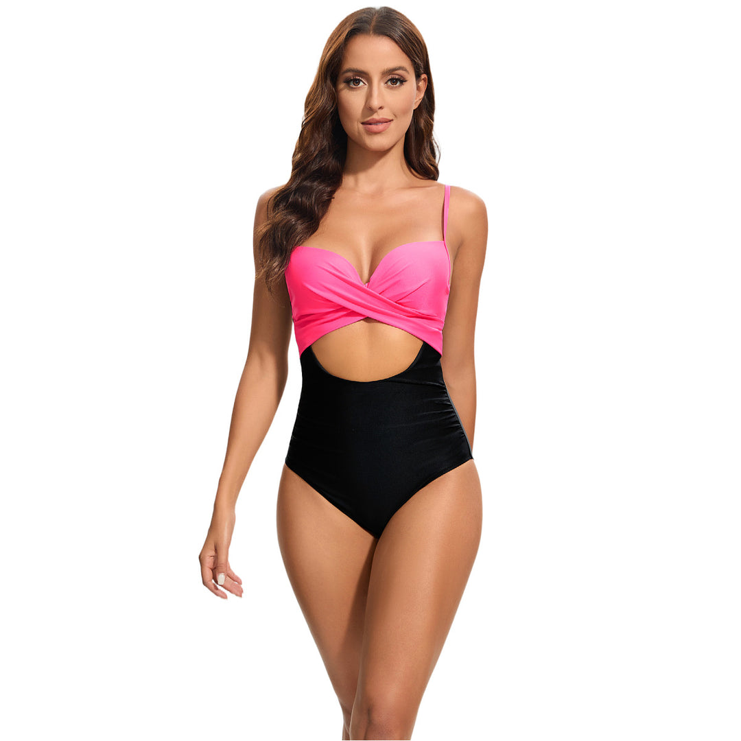 Damen Modischer Einteiler Badeanzug mit Cut-Out-Details Echo Archiv
