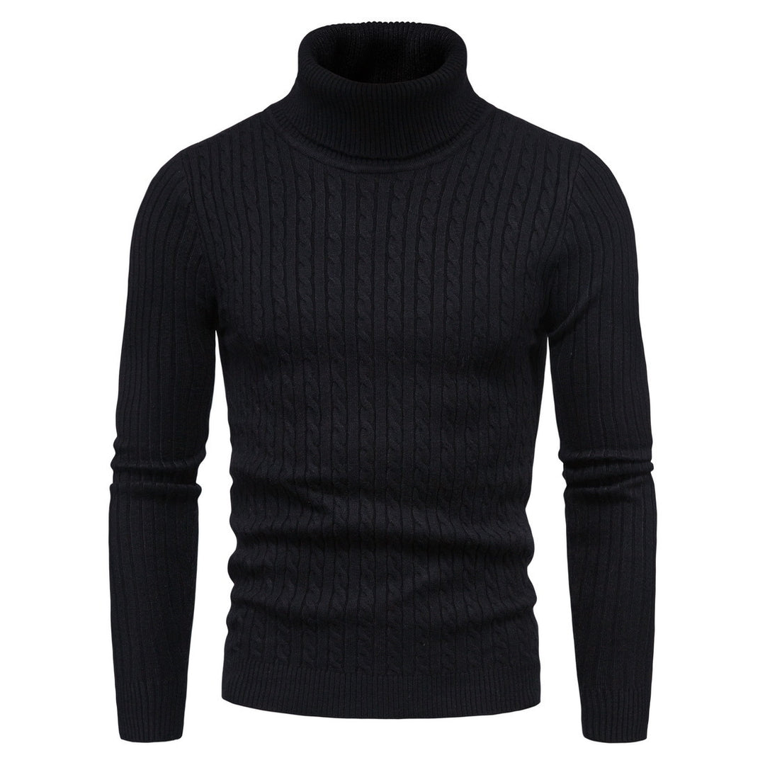 Herren komfortabler Rollkragenpullover Echoarchiv