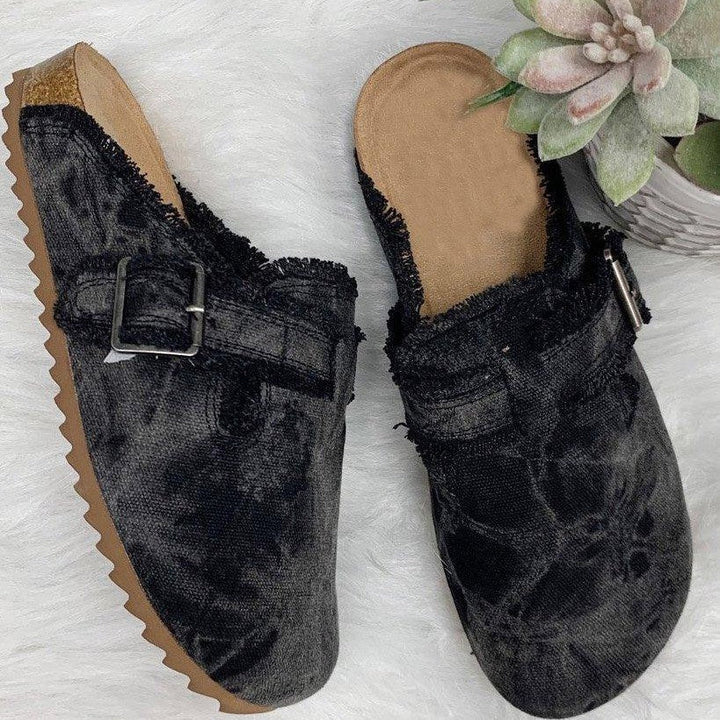 Damen Clogs mit lässigem Camouflage-Design und weichem Fußbett Echoarchiv