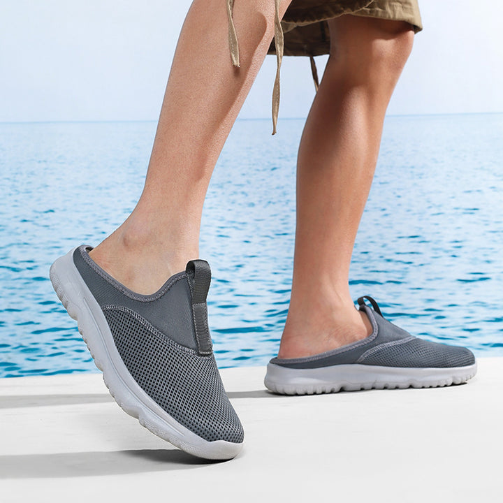 Damen nan leichte Schnelltrocknende Strand- und Pool-Slipper aus atmungsaktivem Wabenmesh mit flexibler profilierter Leichtsohle Echo Archiv