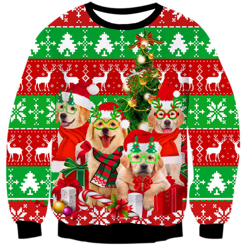 Damen Lustiger Weihnachtlicher Sweatshirt Echoarchiv