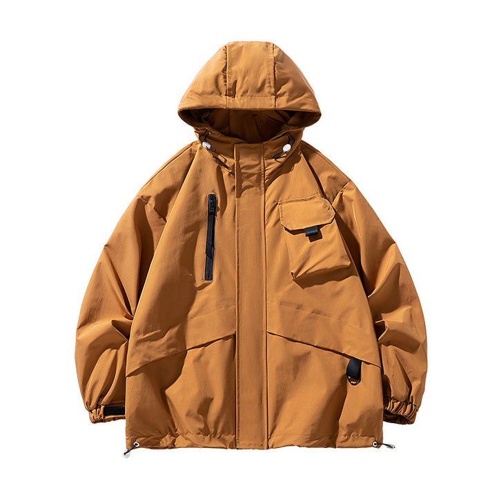 Herren Winddichtes Parka-Jacke Echoarchiv