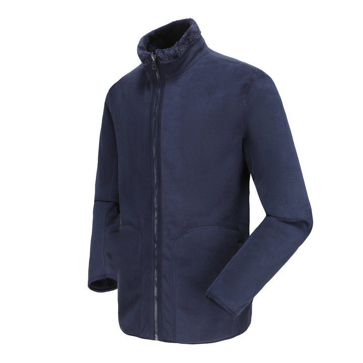 Damen nan kuschelige Fleecejacke mit hohem Stehkragen, durchgehendem Reißverschluss und figurformenden Nähten Echo Archiv