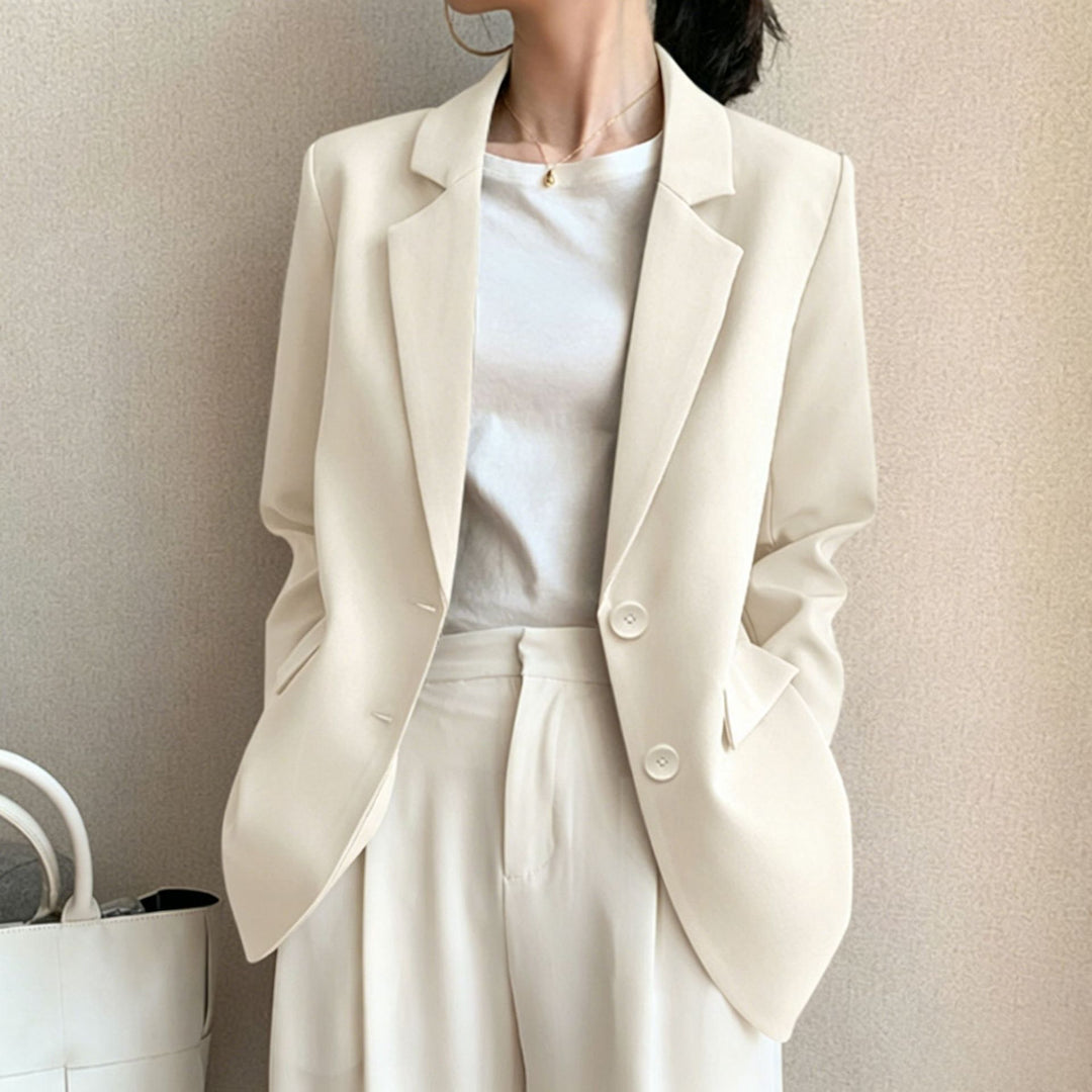 Damen Eleganter Oversized Blazer mit hochwertigen Details Echo Archiv