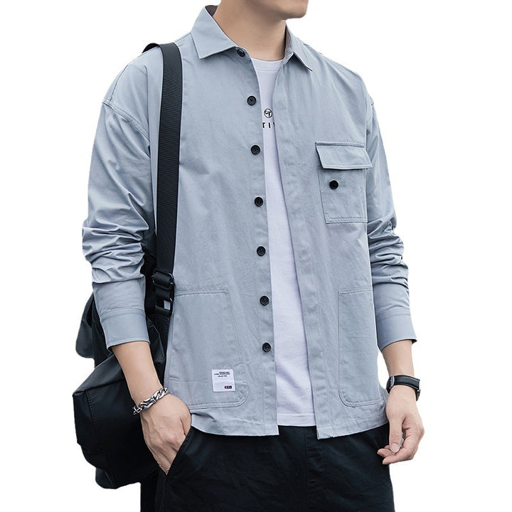 Herren modisches Overshirt mit praktischen Taschen und komfortablem Schnitt Echoarchiv