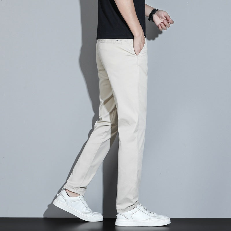 Herren Modische Slim-Fit Stoffhose Echo Archiv