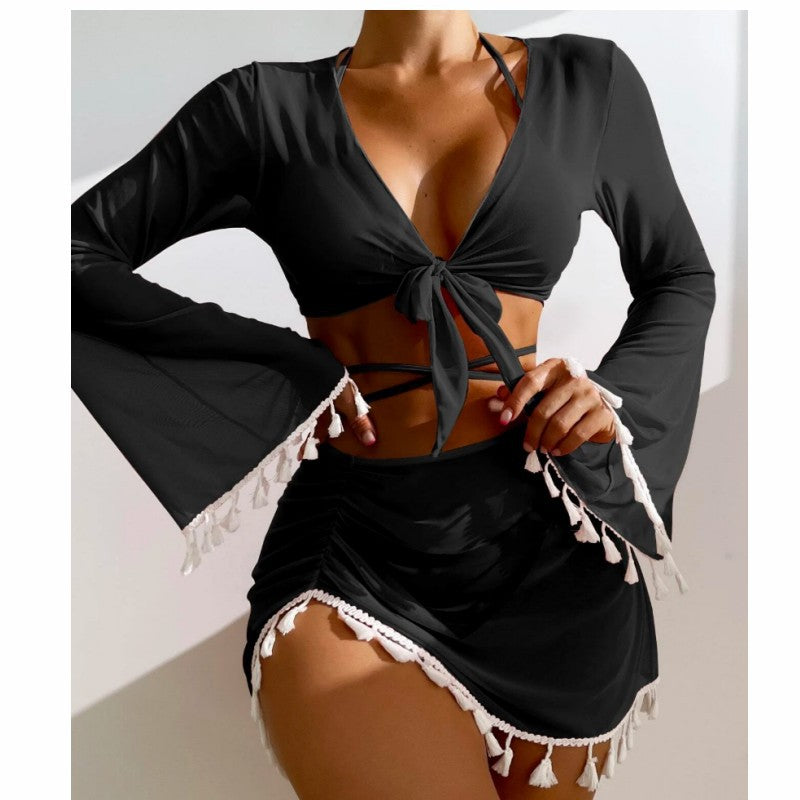 Damen Strandoutfit mit eleganten Schnürdetails Echo Archiv