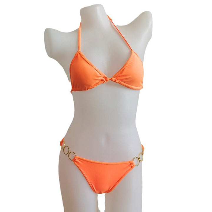 Damen Triangel-Bikini mit goldenen Akzenten Echo Archiv