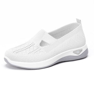 Damen nan leichte gestrickte Slipper mit orthopädischer Komfortsohle Echo Archiv