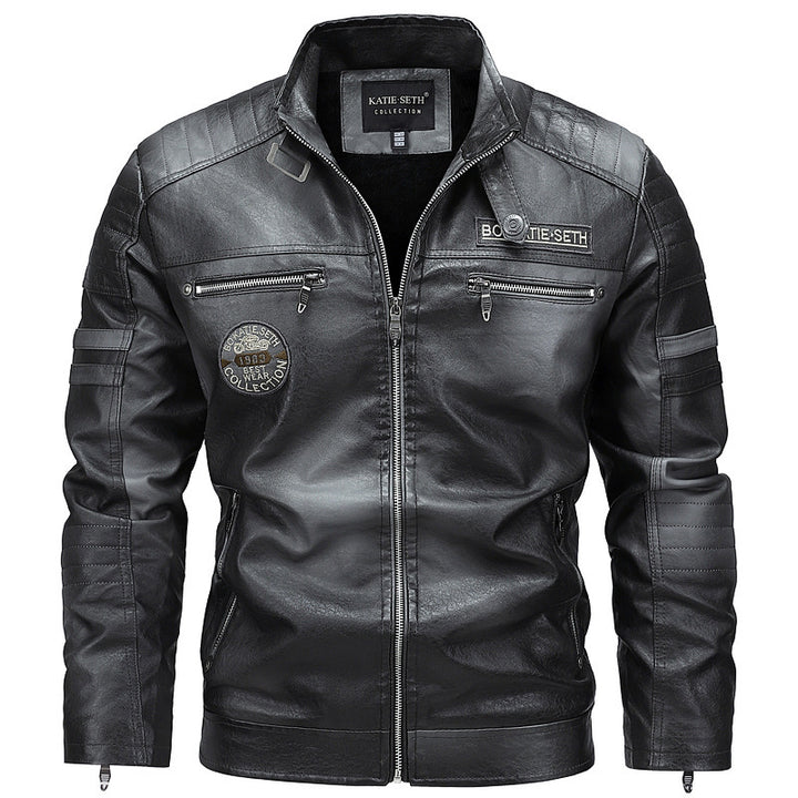 Herren Modische Bikerjacke Echo Archiv