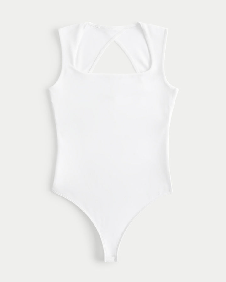 Damen Sportlicher Body mit Kreuzrücken Echo Archiv