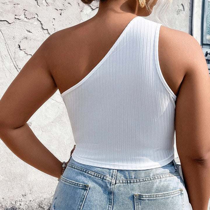 Damen Crop-Top mit asymmetrischem Schnitt und Cut-Out-Details Echo Archiv