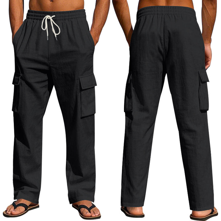 Herren Cargo-Hose mit elastischem Bund und seitlichen Taschen Echoarchiv