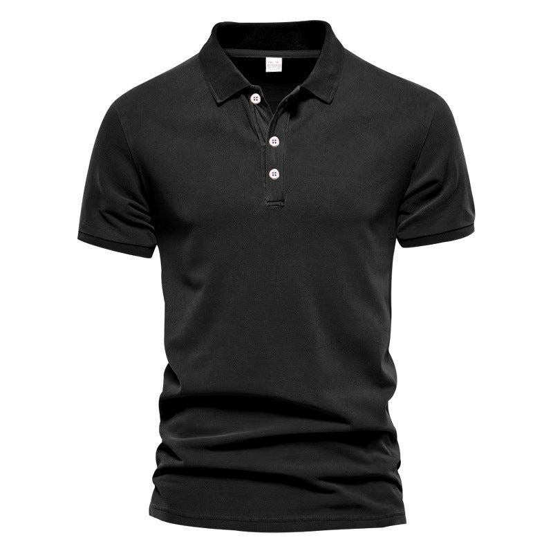 Herren Polohemd aus atmungsaktivem Baumwollmix mit elegantem Kragen Echoarchiv