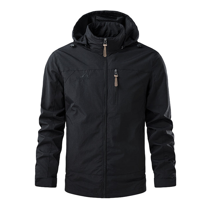 Herren Leichte Funktionsjacke mit abnehmbarer Kapuze Echo Archiv