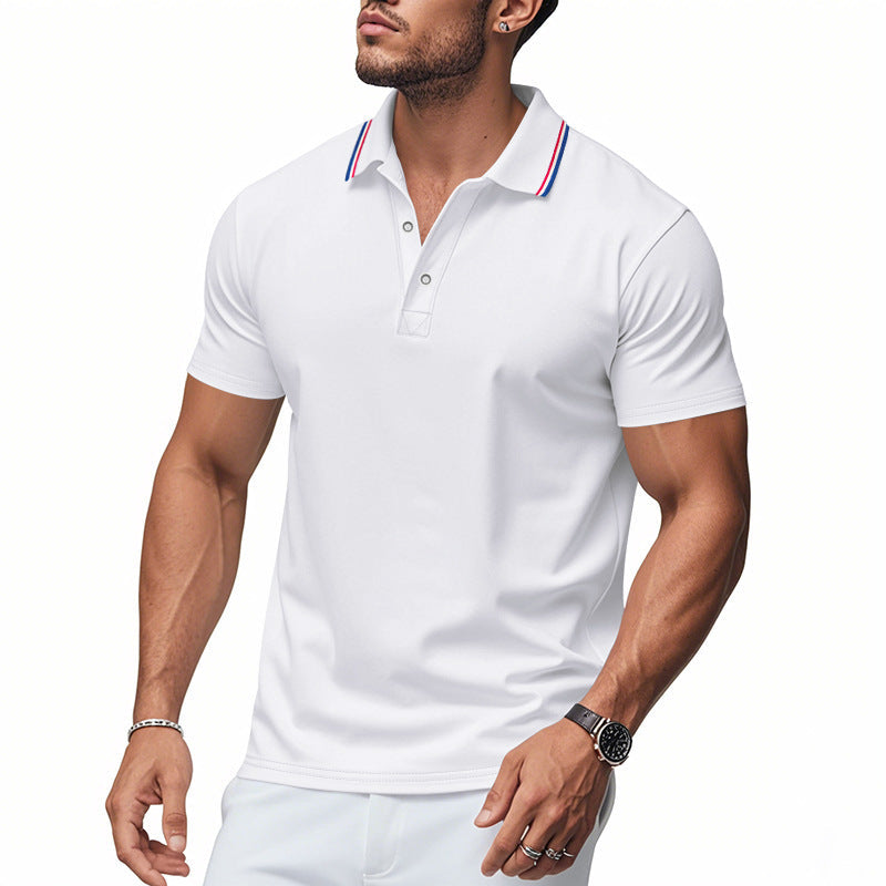 Herren Poloshirt mit modernem Kragen und feuchtigkeitsregulierender Technologie Echoarchiv