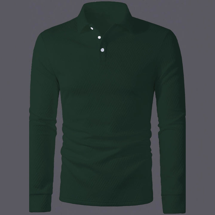 Herren Langarm Polohemd Echoarchiv