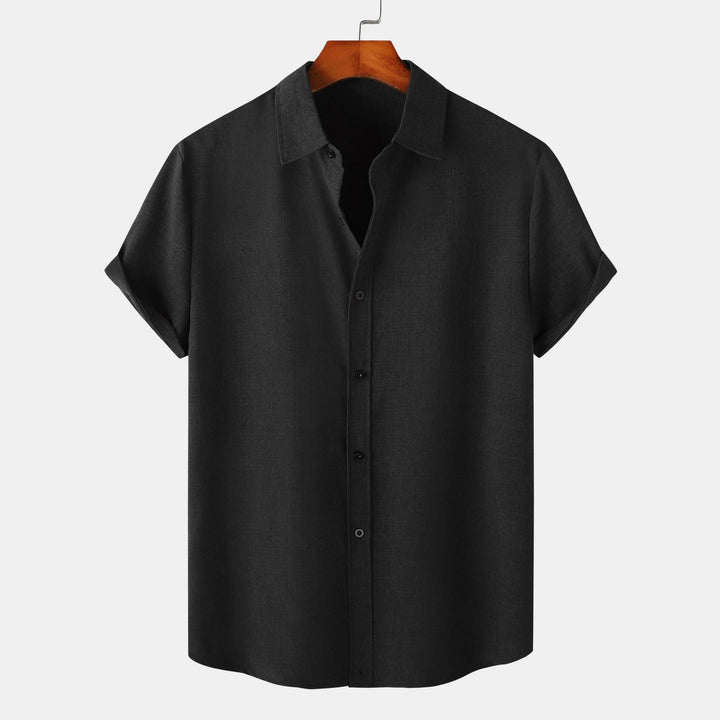 Herren Kurzarmhemd aus atmungsaktiver und komfortabler Baumwolle mit elegantem Design Echoarchiv