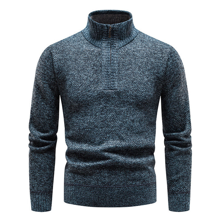 Herren Stehkragen Pullover aus hochwertigen Baumwollmix Echoarchiv