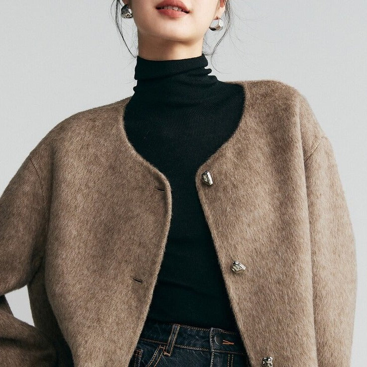 Damen Elegante und bequeme Strickjacke Echoarchiv