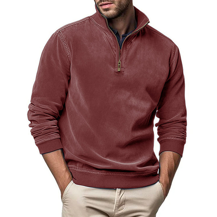 Herren modischer Stehkragenpullover Echoarchiv