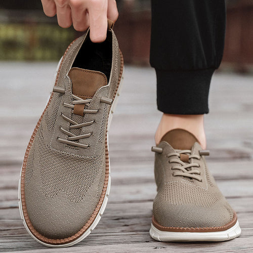 Herren gestrickter Komfort-Sneaker mit atmungsaktivem Strickoberteil und flexibler EVA-Laufsohle Echo Archiv