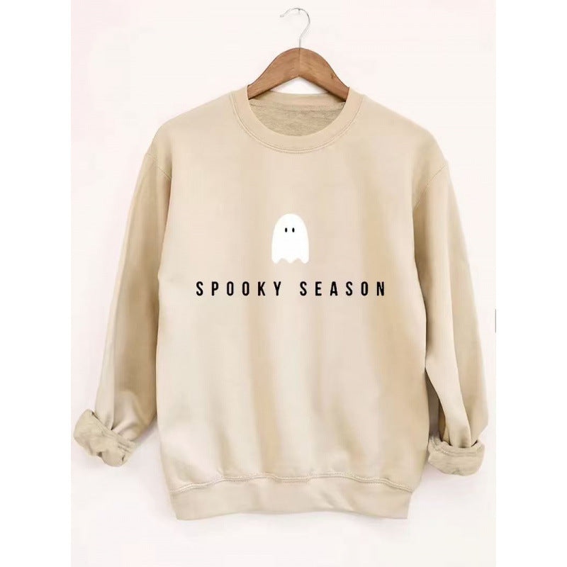 Unisex nan lässiges Halloween Sweatshirt mit Gespenst-Print und Oversize-Schnitt Echo Archiv