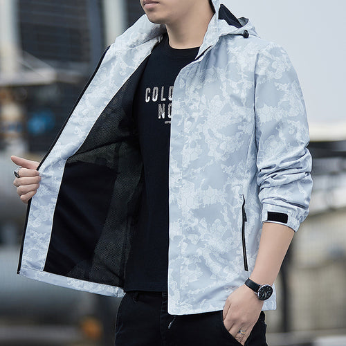 Herren stilvolle Funktionsjacke mit atmungsaktivem Futter Echoarchiv