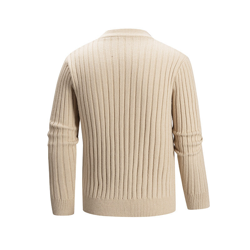 Herren Rollkragenpullover mit strukturierter Strickoberfläche Echoarchiv