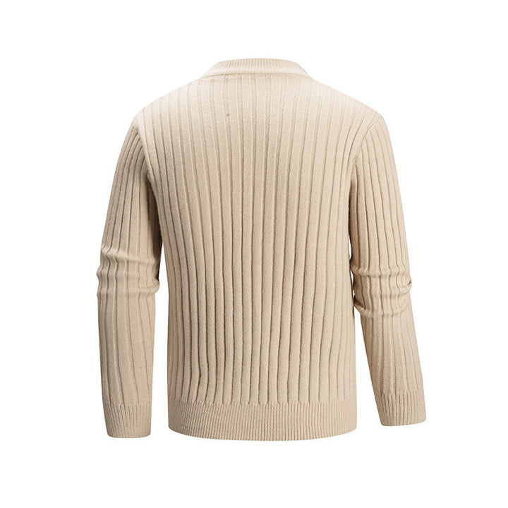 Herren Rollkragenpullover mit strukturierter Strickoberfläche Echoarchiv